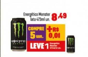 Energético monster lata un.