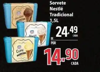 Sorvete nestlé tradicional