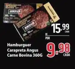 Sj Supermercados Hamburguer carapreta angus carne bovina oferta