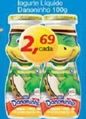 Supermercados Guanabara Iogurte Liquido Danoninho 100g oferta