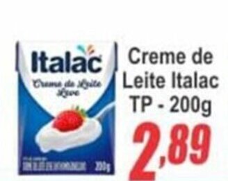 Serrano Supermercado Creme de Leite Italac TP 200g oferta