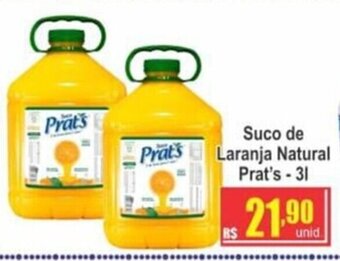 Serrano Supermercado Suco de Laranja Natural Prat's 3L oferta