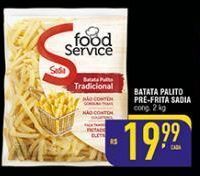 Mercantil Rodrigues Batata palito pré frita sadia 2kg oferta