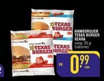 Mercantil Rodrigues Hambúrguer texas burguer seara 56g oferta