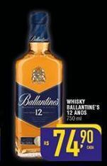 Whisky ballantine´s 12 anos 750ml