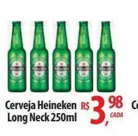 Abevê Supermercados Cerveja heineken long neck oferta