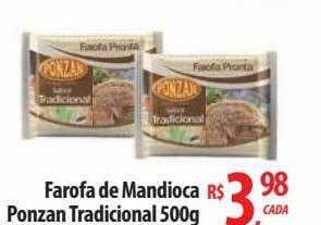 Abevê Supermercados Farofa de mandioca ponzan tradicional oferta