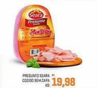 Cidade Supermercados Presunto seara cozido sem capa kg oferta