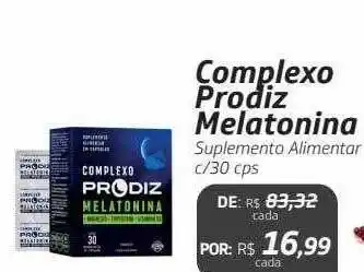 Complexo prodiz melatonina