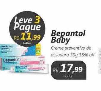 Drogal Bepantol baby creme preventivo de assadura oferta