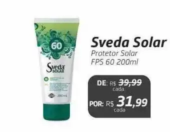 Drogal Sveda solar protetor solar fps 60 oferta