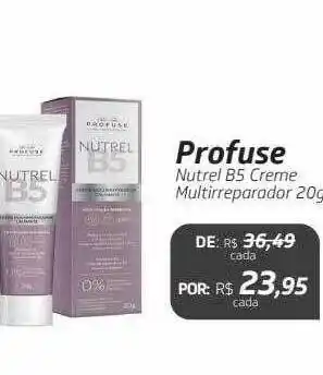 Profuse nutrel b5 creme multirreparador