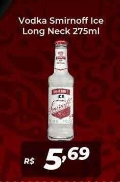 Atakarejo Vodka smirnoff ice long neck oferta