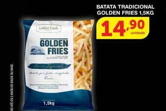 Roldão Batata tradicional golden fries oferta