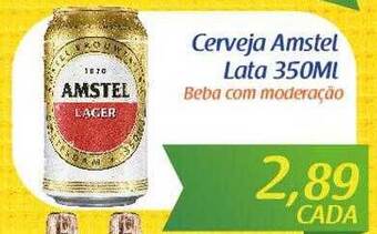Supermercados Planalto Cerveja amstel lata oferta