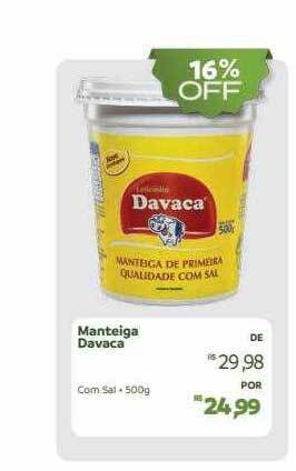 Hiperideal Supermercados Manteiga davaca oferta
