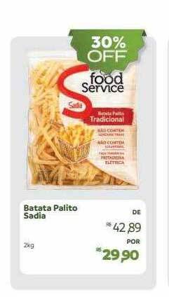 Hiperideal Supermercados Batata palito sadia oferta