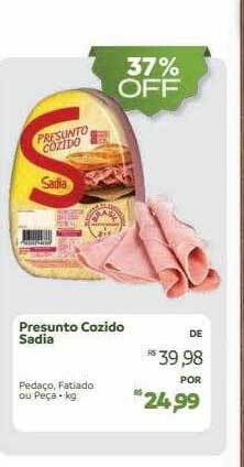 Presunto cozido sadia