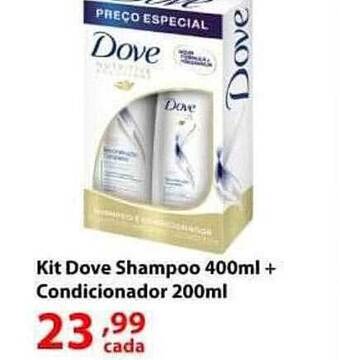 Supermercados Tischler Kit dove shampoo + condicionador oferta