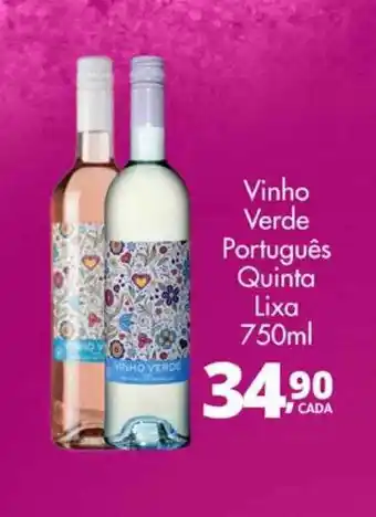 Delta Supermercados Vinho verde português quinta lixa oferta