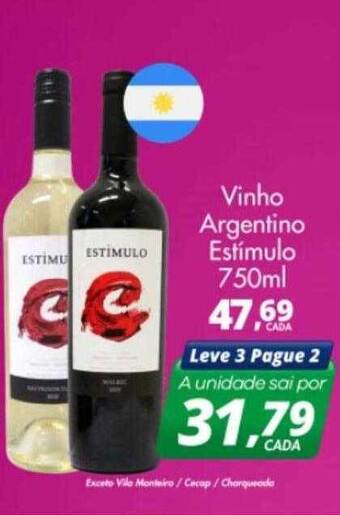 Delta Supermercados Vinho argentino estímulo oferta
