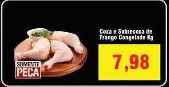 Spani Atacadista Coxa e sobrecoxa de frango congelado oferta