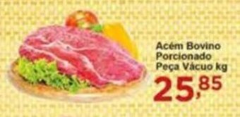 Acem bovino porcionado peca vacuo 1kg