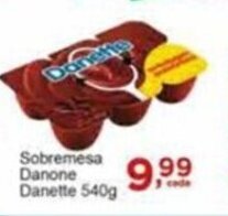 Rossi Supermercado Sobremesa Danone Danette 540g oferta