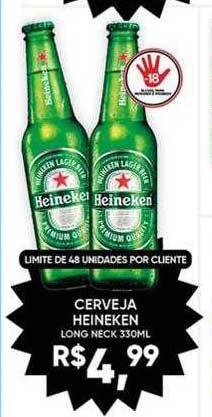 Boa Supermercados Cerveja heineken long neck oferta