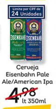 Supermercados Tauste Cerveja eisenbahn pale ale american ipa oferta