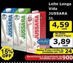 Leite longa vida jussara