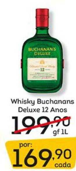 Supermercados Tauste Whisky buchanans deluxe 12 anos oferta