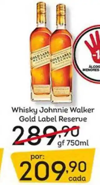 Supermercados Tauste Whisky johnnie walker gold label reserve oferta