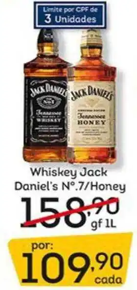 Supermercados Tauste Whiskey jack daniel's n°7 honey oferta