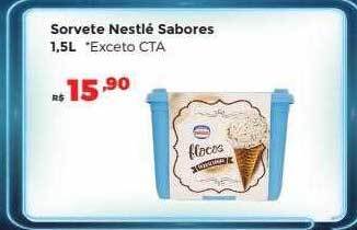 Villarreal Supermercados Sorvete nestlé sabores oferta