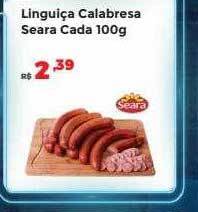Villarreal Supermercados Linguiça calabresa seara cada oferta