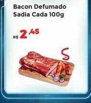 Villarreal Supermercados Bacon defumado sadia cada oferta