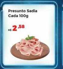 Villarreal Supermercados Presunto sadia cada oferta