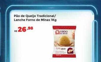 Villarreal Supermercados Pão de queijo tradicional lanche forno de minas oferta