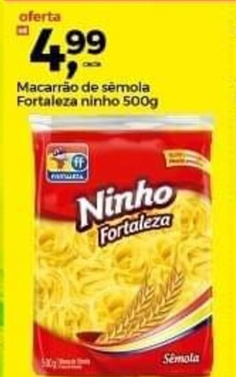 Frangolândia Macarrao de Semola Fortaleza ninho 500g oferta