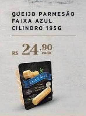 Empório Bahamas Queijo parmesão faixa azul cilindro oferta