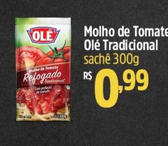 Quartetto Supermercados Molho de tomate olé tradicional oferta