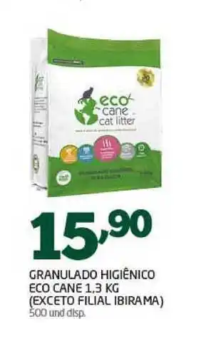 Granulado Higiênico Eco Cane 1.3kg