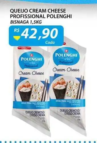 Assaí Atacadista Queijo cream cheese profissional polenghi oferta