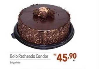 Supermercados Condor Bolo recheado condor oferta