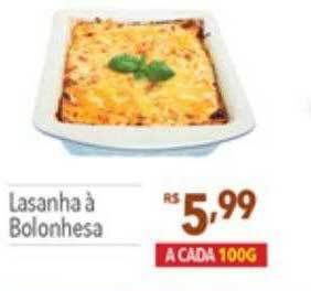 Supermercados Condor Lasanha à bolonhesa oferta