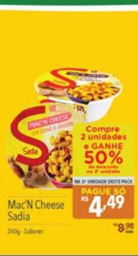 Supermercados Condor Mac'n cheese sadia oferta