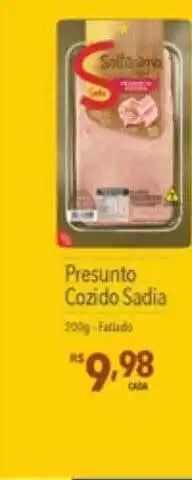 Supermercados Condor Presunto cozido sadia oferta