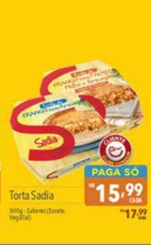 Supermercados Condor Torta sadia oferta