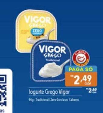 Supermercados Condor Iogurte grego vigor oferta